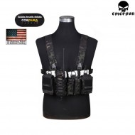 Tactical Chest Hs Style D3cr Multicam® Black Genuine Usa Emerson (em7442mcbk)