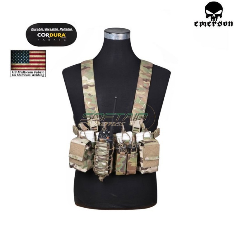Tactical Chest Hs Style D3cr Multicam® Genuine Usa Emerson (em7442mc)
