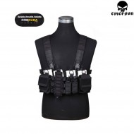 Tactical Chest Hs Style D3cr Black Emerson (em7442b)