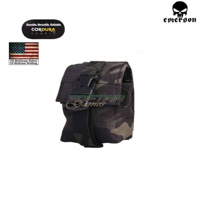 Tasca Singola Granata Lbt Style Multicam® Black Genuine Usa Emerson (em6369mcbk)