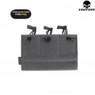 Tasca Tripla Loop Panel M4 Wolf Grey Emerson (em9058wg)