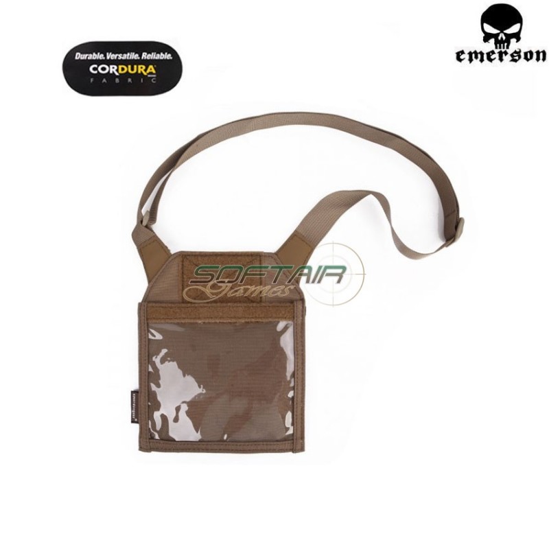 Tasca Porta Documenti Coyote Brown Emerson (em9059cb)