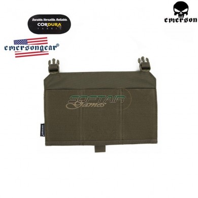 Elastic Triple M4 Pouch Panel For 419/420 Vest Ranger Green® Genuine Usa Emerson (emb6407rg)