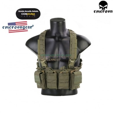 Tactical Easy Chest Rig Ranger Green® Genuine Usa Emerson (emb7450rg)