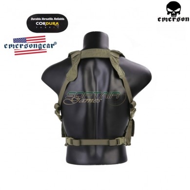 Tactical Easy Chest Rig Ranger Green® Genuine Usa Emerson (emb7450rg)