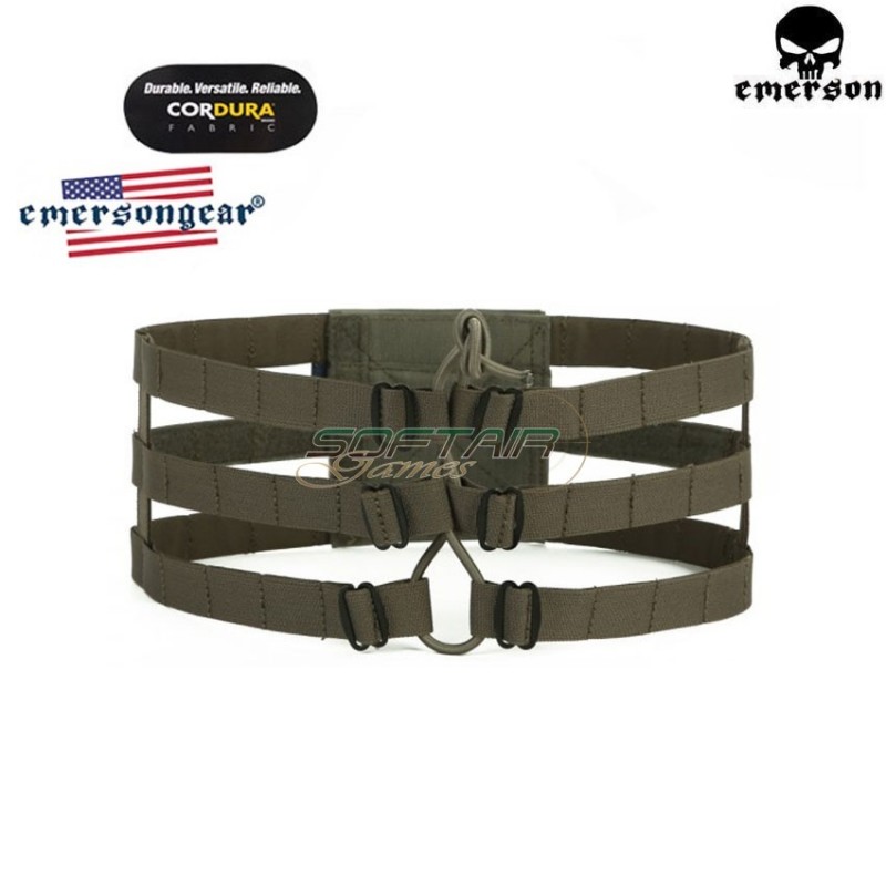 Cummerbund 3-band Lite Ranger Green® Genuine Usa Emerson (emb7437rg)