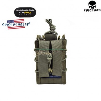 Double Decker Magazine Pouch Ranger Green® Genuine Usa Emerson (emb6346rg)