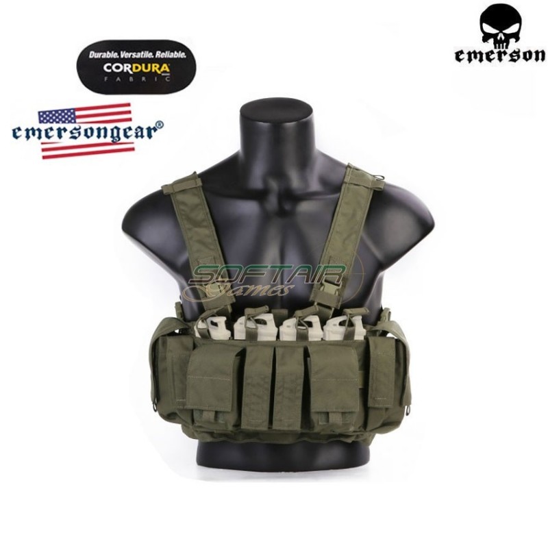 Chest Rig Uw Gen.iv Mayf. Style Ranger Green® Genuine Usa Emerson (emb7329rg)