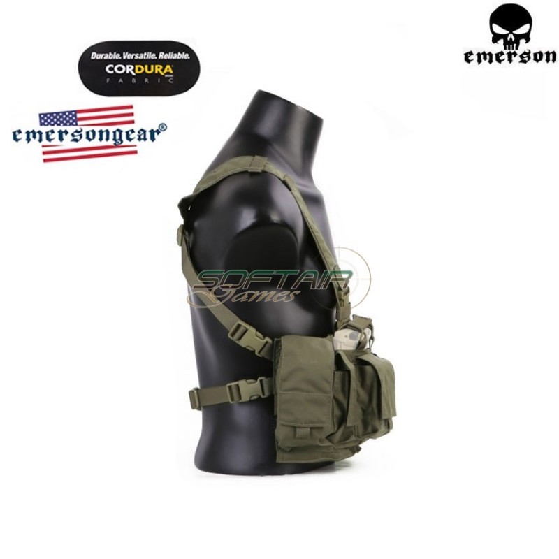 Chest Rig Uw Gen.iv Mayf. Style Ranger Green® Genuine Usa Emerson (emb7329rg)