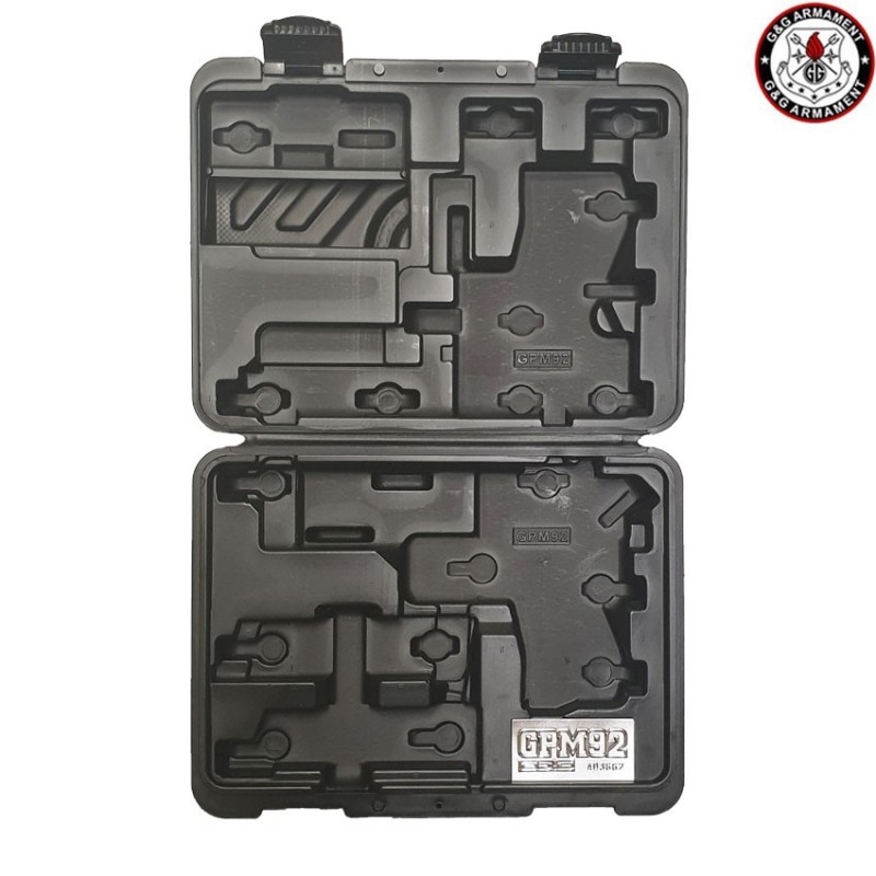 Valigia Rigida Black Per Pistola M9/m92 G&g (gg-61)