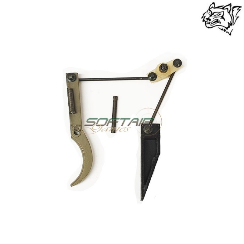 Leveraggio Di Scatto Dark Earth Completo Per Barret A Molla M99 Snow Wolf (sw-1-de)