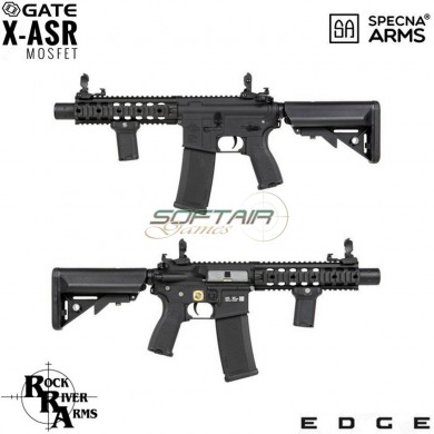 Electric Rifle Sa-e05 Edge™ Rra M4 Cqb Silenced Carbine Replica Black Specna Arms® (spe-01-023922)