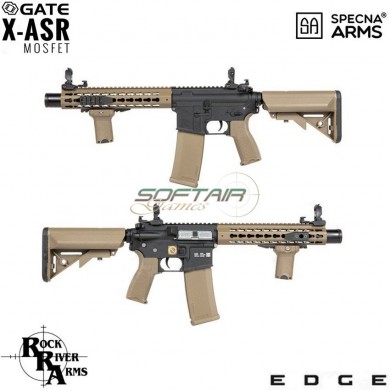 Electric Rifle Sa-e07 Edge™ Rra M4 Noveske Cqb Keymod Carbine Replica Two Tone Specna Arms® (spe-01-023927)