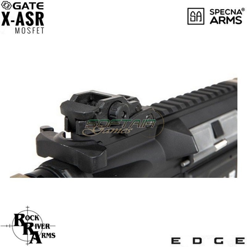 Electric Rifle Sa-e07 Edge™ Rra M4 Noveske Cqb Keymod Carbine Replica Two Tone Specna Arms® (spe-01-023927)