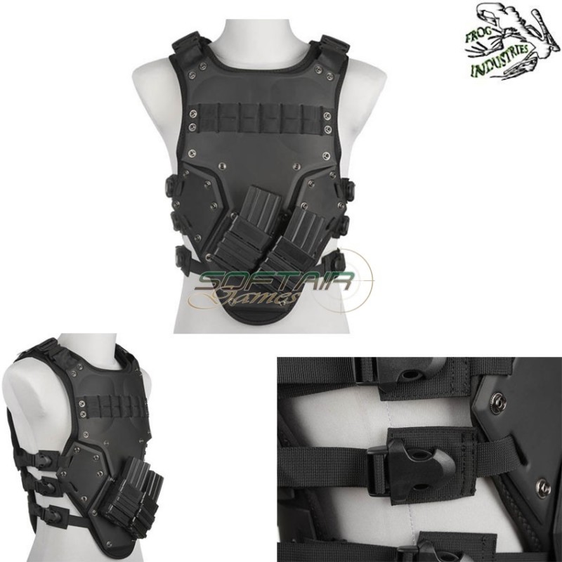 Tactical Vest T3 Type Black Frog Industries® (fi-017148-bk)
