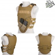 Tactical Vest T3 Type Coyote Frog Industries® (fi-017149-tan)