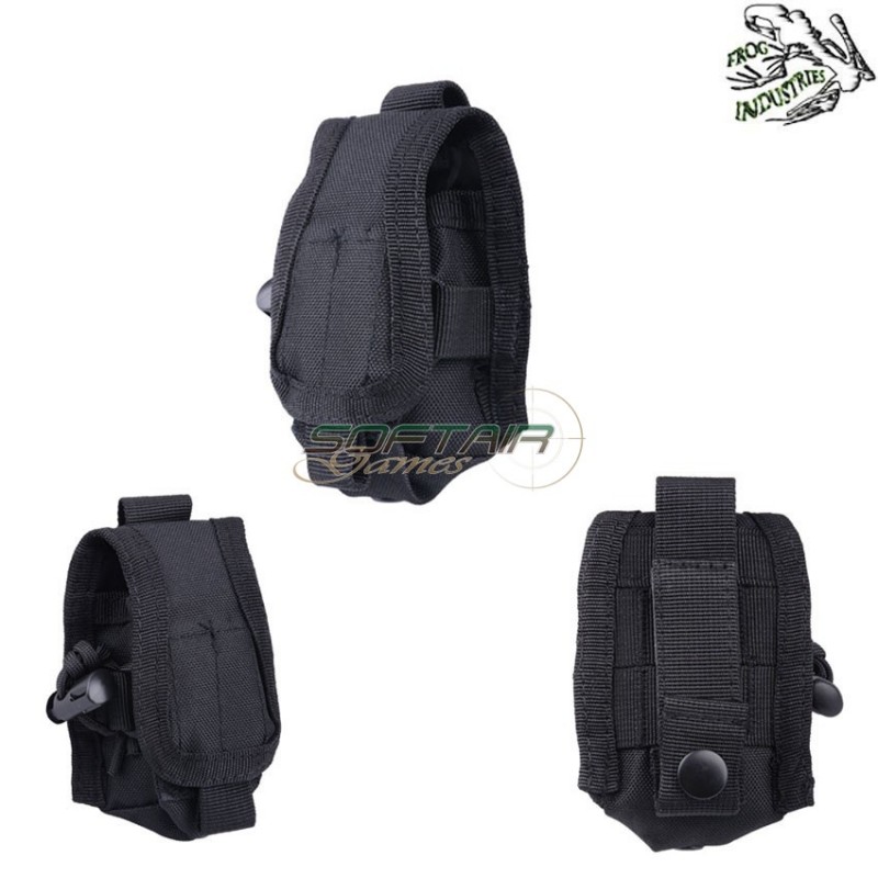 Mini Compact Radio/gps Pouch Black Frog Industries® (fi-009842-bk)
