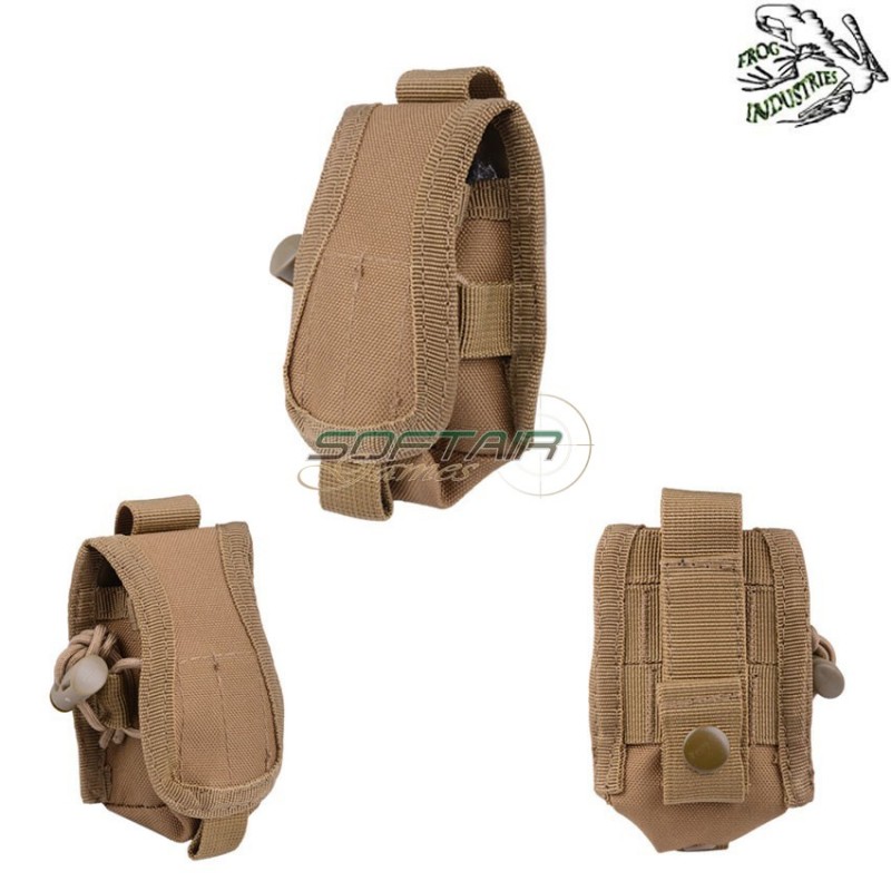 Tasca Mini Compact Radio/gps Coyote Frog Industries® (fi-009843-tan)