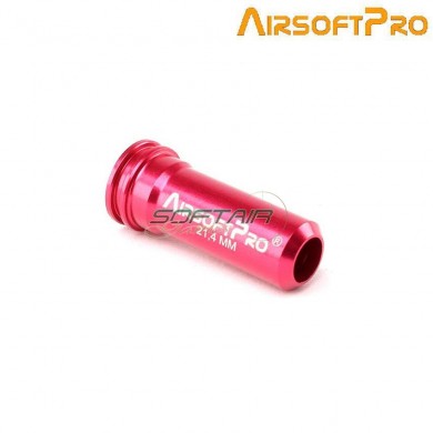Aluminum Cnc Air Nozzle Short M4 21.40mm Double O-ring Airsoftpro® (ap-5681)