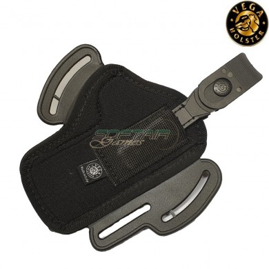 Left Belt Holster Black Cordura Techno For Beretta 92/98 Vega Holster (vh-fh200/sx)