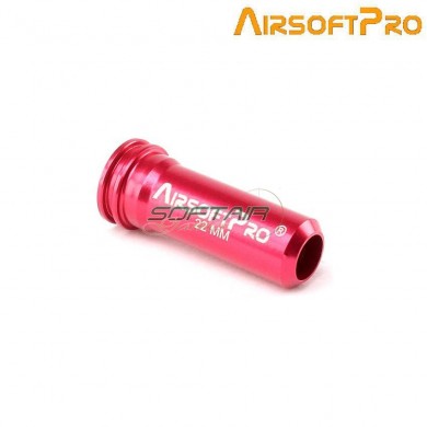 Aluminum Cnc Air Nozzle Long M4 22.00mm Double O-ring Airsoftpro® (ap-5708)