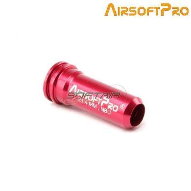 Aluminum Cnc Air Nozzle Short M4 21.40mm Nbu Double O-ring Airsoftpro® (ap-7465)