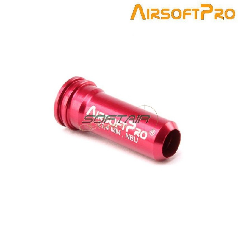Aluminum Cnc Air Nozzle Short M4 21.40mm Nbu Double O-ring Airsoftpro® (ap-7465)