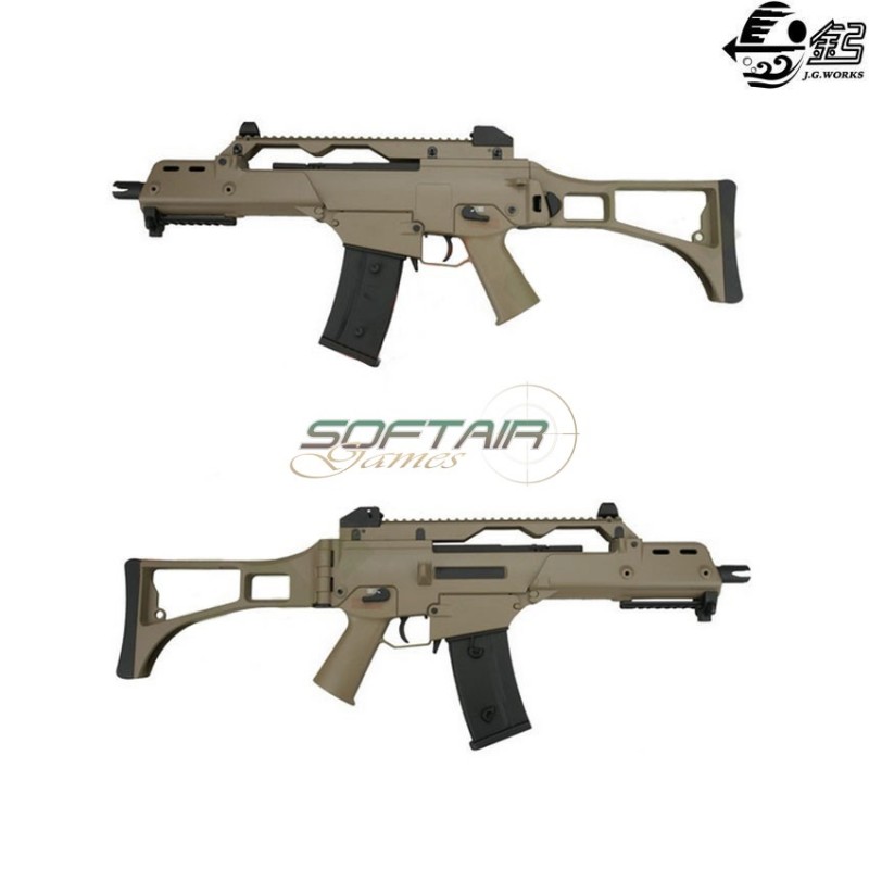 Fucile Elettrico G36c Dark Earth Commando Jing Gong (jg-0638t)
