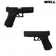 Co2/gas Pistol Double Magazine Glock 17 Black Well (g197) Co2/gas Pistol Double Magazine Glock 17 Black Well (g197)