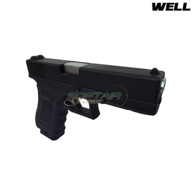 Co2/gas Pistol Double Magazine Glock 17 Black Well (g197)