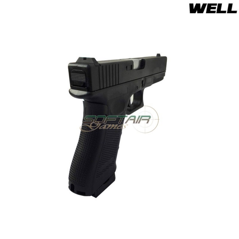 Pistola A Co2/gas Doppio Caricatore Glock 17 Black Well (g197)