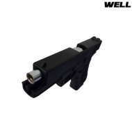 Pistola A Co2/gas Doppio Caricatore Glock 17 Black Well (g197)