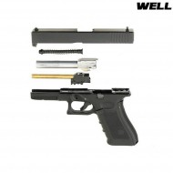 Pistola A Co2/gas Doppio Caricatore Glock 17 Black Well (g197)