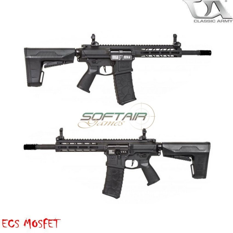 Electric Rifle Double Barrel Dt4 Nemesis Black Classic Army (ca-ca118m)