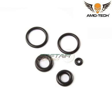 Complete Set 5 O-ring For Gas Valves We Amo-tech® (amt-7441)