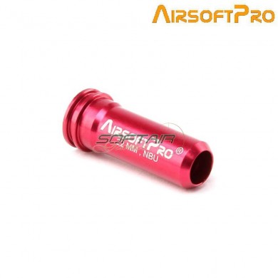 Aluminum Cnc Air Nozzle Long M4 22.00mm Nbu Double O-ring Airsoftpro® (ap-7466)