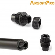 Adattatore Silenziatore Upgrade Black Per Well Vsr & Mb44xx Airsoftpro® (ap-7428)