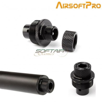 Adattatore Silenziatore Upgrade Black Per Well L96 Airsoftpro® (ap-7429)