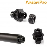 Upgrade Silencer Adapter Black For Well L96 Airsoftpro® (ap-7429) Upgrade Silencer Adapter Black For Well L96 Airsoftpro® (ap-7429)