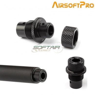Upgrade Silencer Adapter Black For Snow Wolf M24 Civil Airsoftpro® (ap-7431)