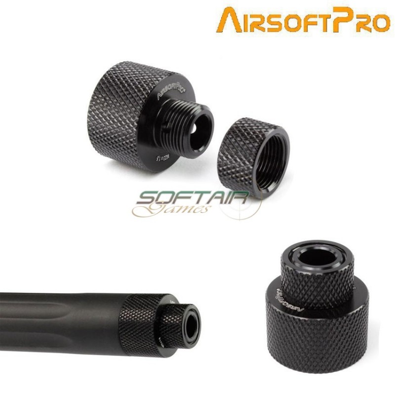 Adattatore Silenziatore Upgrade Black Per Ares Amoeba Striker Airsoftpro® (ap-7433)