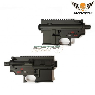 Body Completo Full Metal Hk416 Type Black Per M4/m16 Amo-tech® (amt-7271-bk)