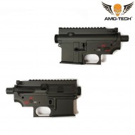 Complete Full Metal Body Hk416 Type Black For M4/m16 Amo-tech® (amt-7271-bk)