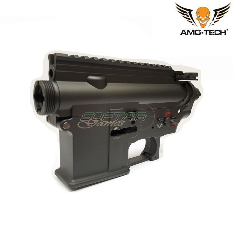 Complete Full Metal Body Hk416 Type Black For M4/m16 Amo-tech® (amt-7271-bk)