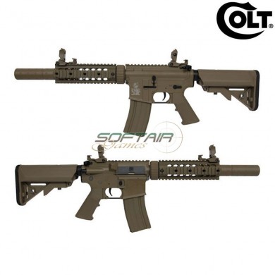Electric Rifle M4 Silent Ops Metal Series Dark Earth Colt® (colt-180871)