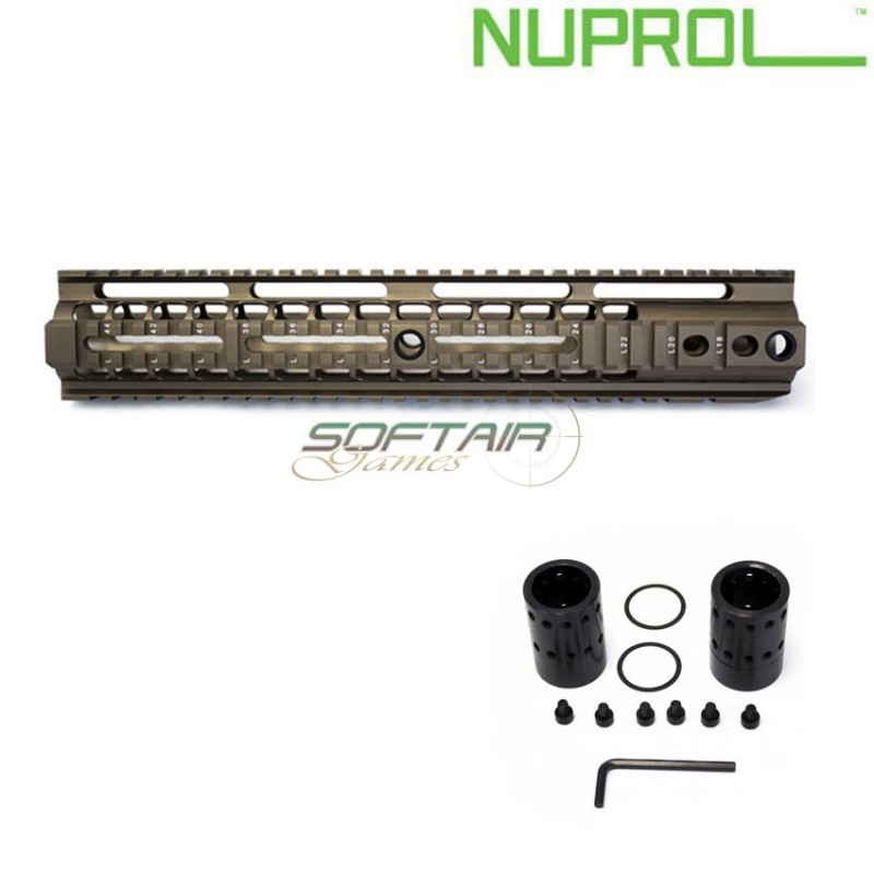 Bocca Rail 12.6" Pollici Type Noveske Bronze Nuprol (nu-nrs-01-126-bro)