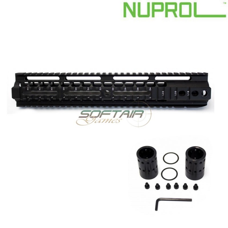 Bocca Rail 12.6" Pollici Type Noveske Black Nuprol (nu-nrs-01-126-blk)