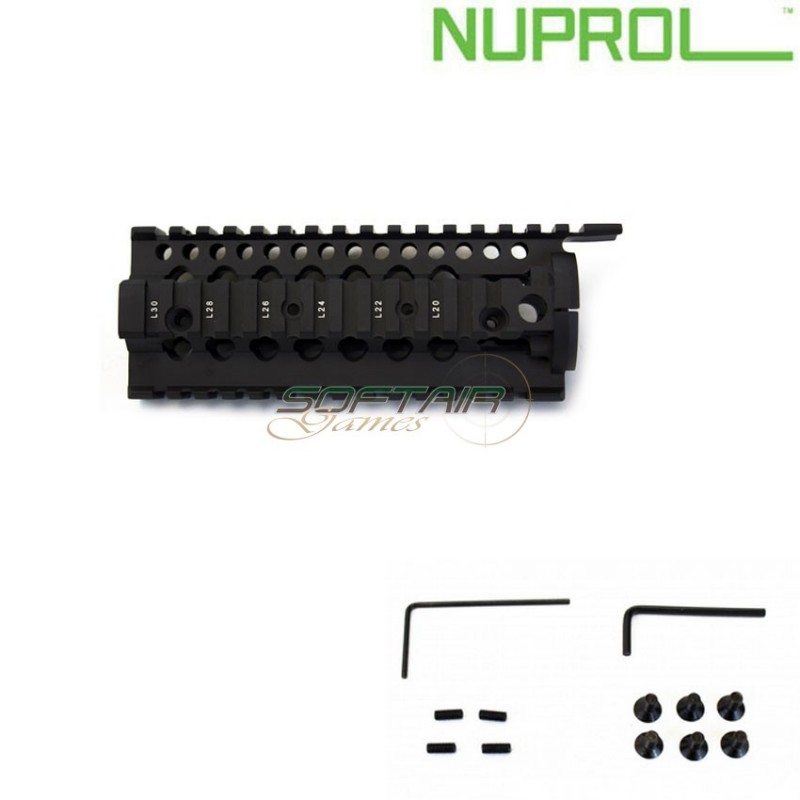 Bocca Rail 7 Inches Type Dd Omega Black Nuprol (nu-nrs-03-07-blk)