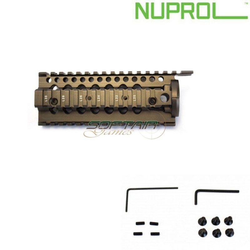 Bocca Rail 7 Pollici Type Dd Omega Bronze Nuprol (nu-nrs-03-07-bro)