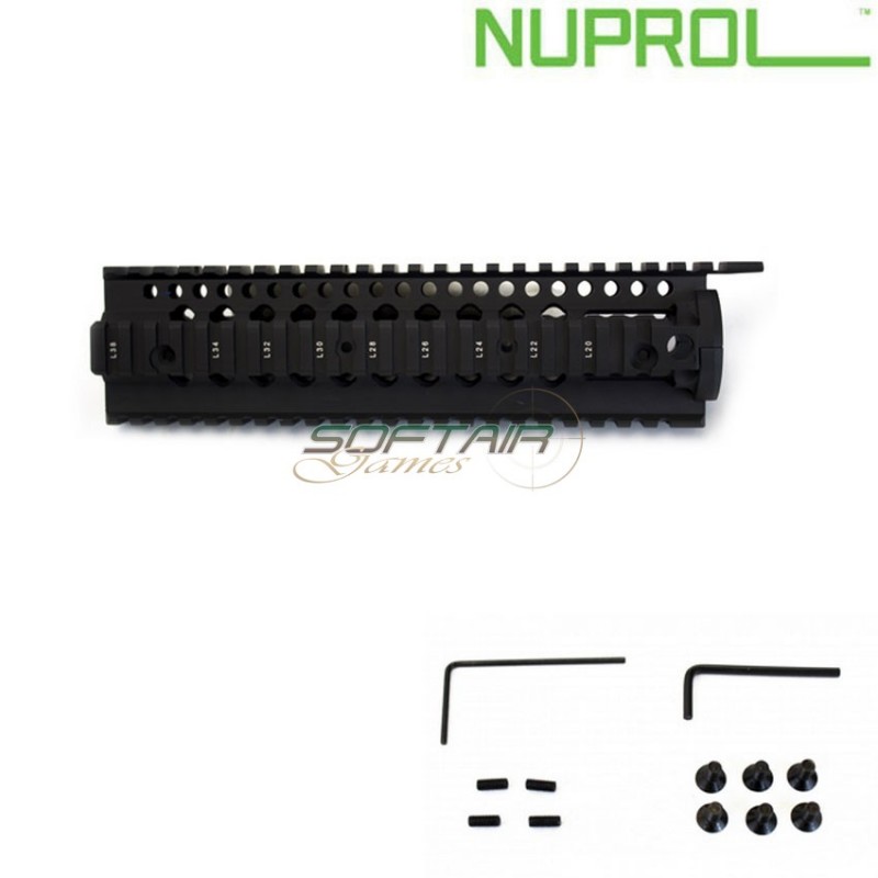 Bocca Rail 9 Pollici Type Dd Omega Black Nuprol (nu-nrs-03-09-blk)